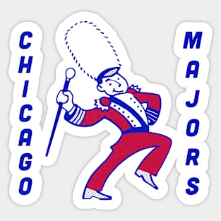 Classic Chicago Majors Basketball 1961 Sticker